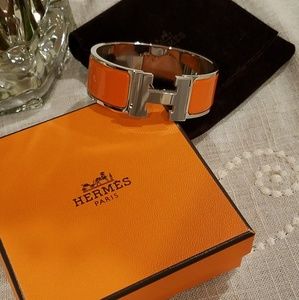Hermes clic clac H bracelet.